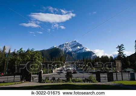 Road and Snow-Coved Mountains at Banff in Canada View Large Photo Image Stock Photography - Road and Snow-Coved Mountains at Banff in Canada. Fotosearch