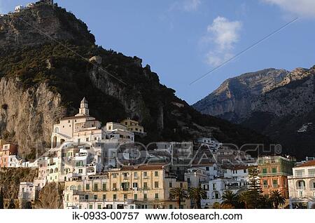 Rows of Houses in Positano, Sorrentine Penisula, Italy View Large Photo Image Stock Photo - Rows of Houses in Positano, Sorrentine Penisula, Italy. Fotosearch