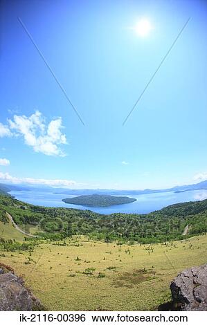 Scenic View of Kussharo Lake, Hokkaido Japan View Large Photo Image Stock Photograph - Scenic View of Kussharo Lake, Hokkaido Japan. Fotosearch