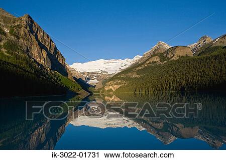 Scenic View of Lake Louise in Banff, Alberta, Canada View Large Photo Image Stock Image - Scenic View of Lake Louise in Banff, Alberta, Canada. Fotosearch