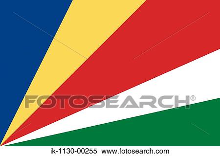 Seychelles National Flag View Large Photo Image Stock Photography - Seychelles National Flag. Fotosearch