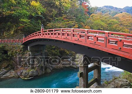 Shinkyo Bridge at Nikko, Tochigi Prefecture, Japan View Large Photo Image Stock Photo - Shinkyo Bridge at Nikko, Tochigi Prefecture, Japan. Fotosearch