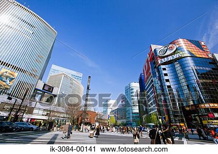 Shopping street in downtown View Large Photo Image Stock Image - Shopping street in downtown. Fotosearch