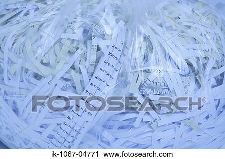 Stock Image - Shredded Paper. Fotosearch