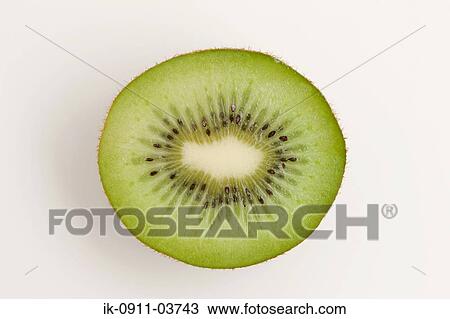 Slice of kiwi fruit View Large Photo Image Stock Image - Slice of kiwi fruit. Fotosearch