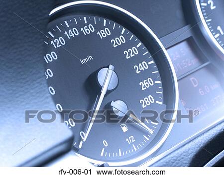 Stock Image - Speedometer. Fotosearch
