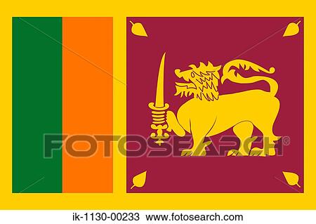 Stock Image - Sri Lanka National Flag. Fotosearch