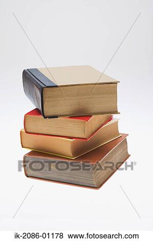 Stack of Second-Hand Books on White Background View Large Photo Image Stock Photo - Stack of Second-Hand Books on White Background. Fotosearch