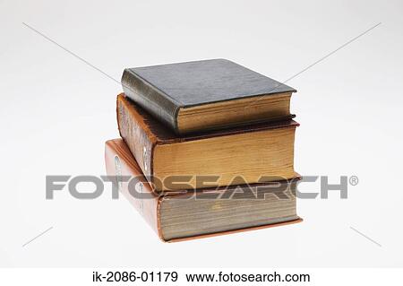 Stack of Second-Hand Books on White Background View Large Photo Image Stock Photo - Stack of Second-Hand Books on White Background. Fotosearch