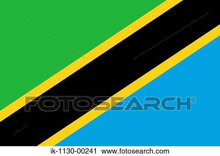 Tanzania National Flag View Large Photo Image Stock Image - Tanzania National Flag. Fotosearch