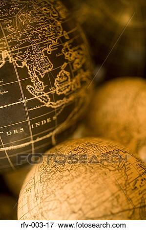 Three Globes View Large Photo Image Stock Photo - Three Globes. Fotosearch