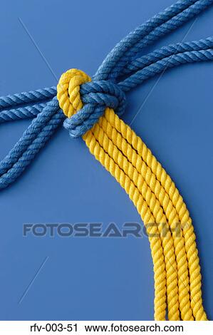 Stock Image - Tied Rope. Fotosearch