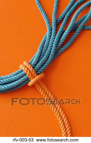 Stock Image - Tied Rope. Fotosearch