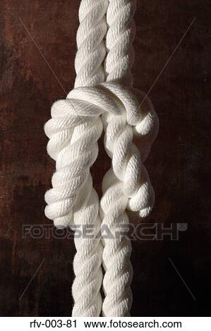 Stock Image - Tied Rope. Fotosearch