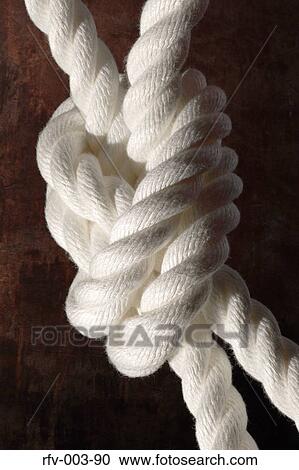 Stock Image - Tied Rope. Fotosearch