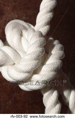 Stock Image - Tied Rope. Fotosearch