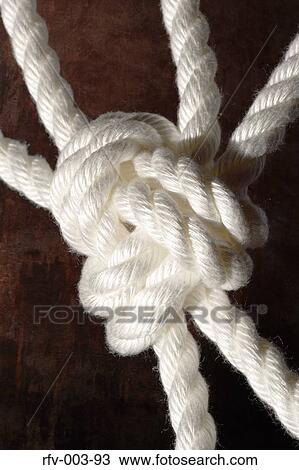 Stock Image - Tied Rope. Fotosearch