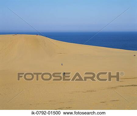 Tottori Sand Dunes and Sea in Tottori Prefecture, Japan View Large Photo Image Stock Image - Tottori Sand Dunes and Sea in Tottori Prefecture, Japan. Fotosearch
