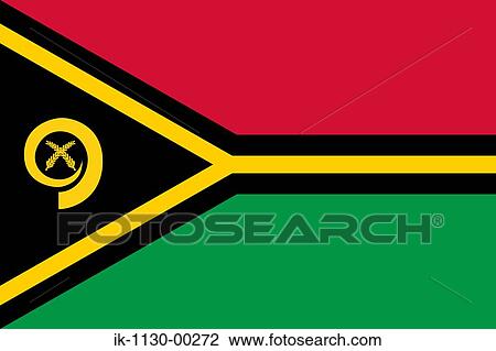 Stock Image - Vanuatu National Flag. Fotosearch