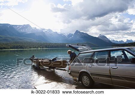 View of North America, Alberta, Canada, Maligne Lake View Large Photo Image Stock Image - View of North America, Alberta, Canada, Maligne Lake. Fotosearch