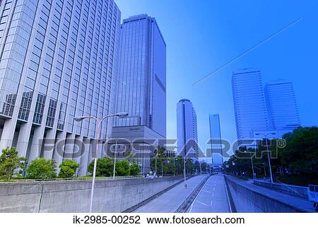 View of Skyscrapers with Business Park in Japan View Large Photo Image Stock Image - View of Skyscrapers with Business Park in Japan. Fotosearch