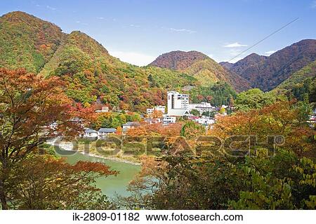 View of Spa Tochigi Prefecture, Japan View Large Photo Image Stock Image - View of Spa Tochigi Prefecture, Japan. Fotosearch