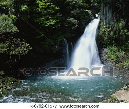 Waterfall in Kawazu Nanadaru, Shizuoka Prefecture View Large Photo Image Stock Photo - Waterfall in Kawazu Nanadaru, Shizuoka Prefecture. Fotosearch