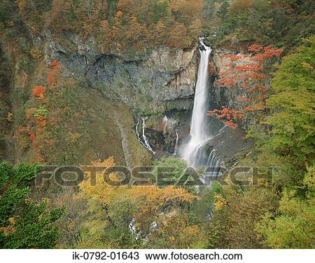 Waterfall in Kegon, Tochigi Prefecture View Large Photo Image Stock Image - Waterfall in Kegon, Tochigi Prefecture. Fotosearch