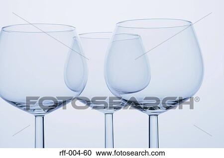 Stock Image - Wine Glasses. Fotosearch