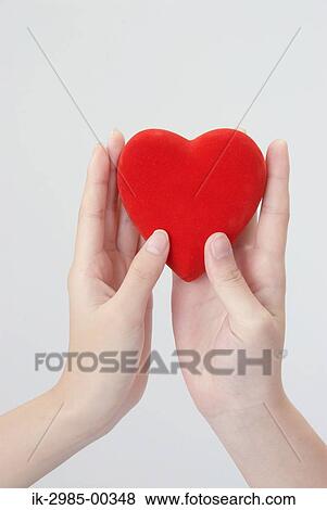Woman Holding Heart in Her Hands View Large Photo Image Stock Photo - Woman Holding Heart in Her Hands. Fotosearch