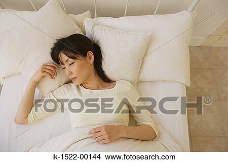 Picture - Woman Sleeping. Fotosearch