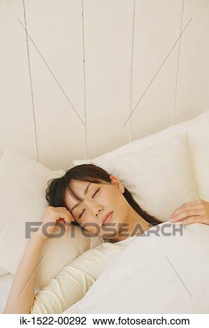 Woman Sleeping View Large Photo Image Stock Image - Woman Sleeping. Fotosearch