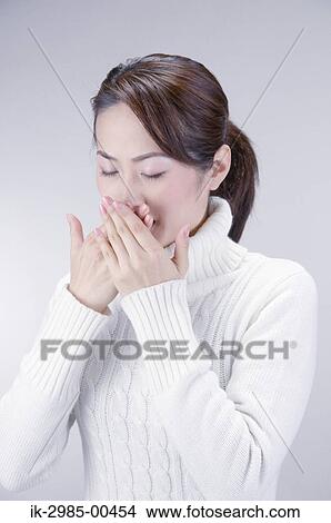 Woman Suffering From Cough View Large Photo Image Picture - Woman Suffering From Cough. Fotosearch