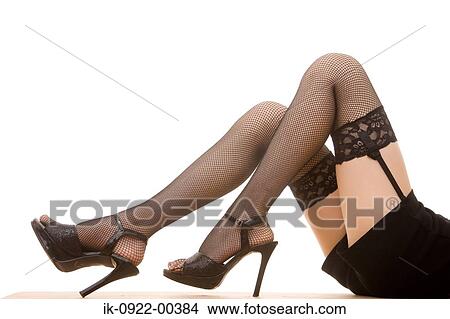 Woman’S Leg Wearing Garter Belt and Lying Down View Large Photo Image Picture - Woman’S Leg Wearing Garter Belt and Lying Down. Fotosearch