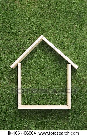Wooden House Frame View Large Photo Image Picture - Wooden House Frame. Fotosearch