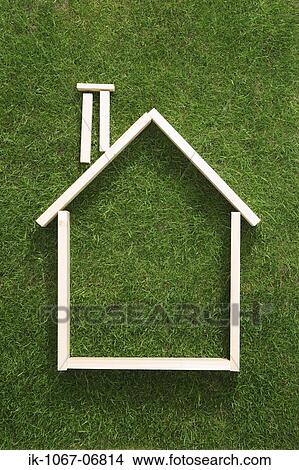 Wooden House Frame View Large Photo Image Picture - Wooden House Frame. Fotosearch