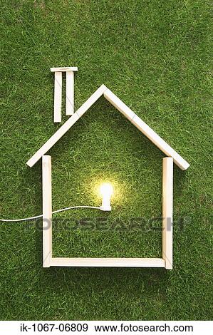 Wooden House Frame View Large Photo Image Stock Photo - Wooden House Frame. Fotosearch