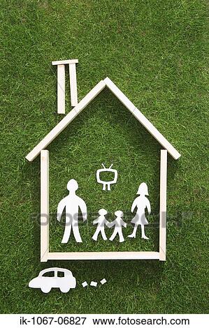 Wooden House Frame View Large Photo Image Stock Photo - Wooden House Frame. Fotosearch