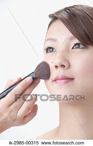 Young Japanese Woman Applying Makeup View Large Photo Image Stock Photography - Young Japanese Woman Applying Makeup. Fotosearch