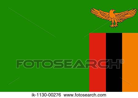 Stock Photograph - Zambia National Flag. Fotosearch