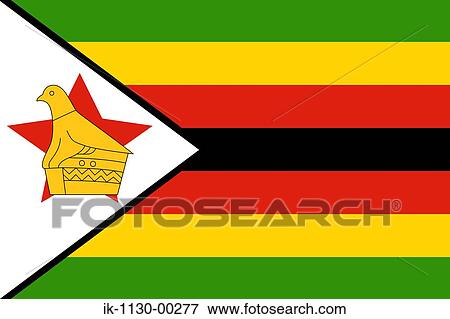 Zimbabwe National Flag View Large Photo Image Stock Photo - Zimbabwe National Flag. Fotosearch