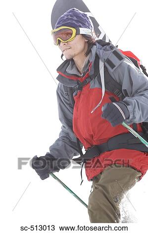 Asian male snowboarder View Large Photo Image Stock Image - Asian male snowboarder. Fotosearch