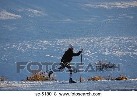 Stock Photo - Cross-Country Skier. Fotosearch