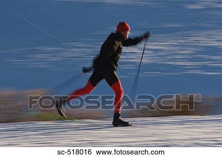 Cross-Country Skier View Large Photo Image Stock Photograph - Cross-Country Skier. Fotosearch