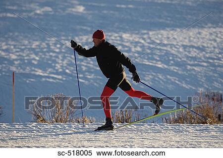 Stock Photography - Cross-Country Skier. Fotosearch