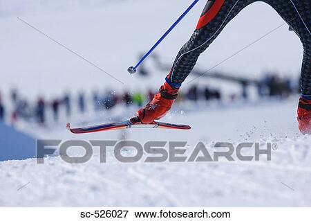Stock Photo - Cross-Country Skiing. Fotosearch