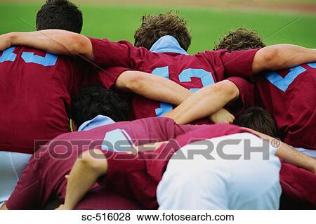 Stock Photo - Crouch, Touch, Engage. Fotosearch