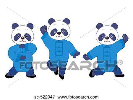 Stock Photo - Dancing Panda. Fotosearch