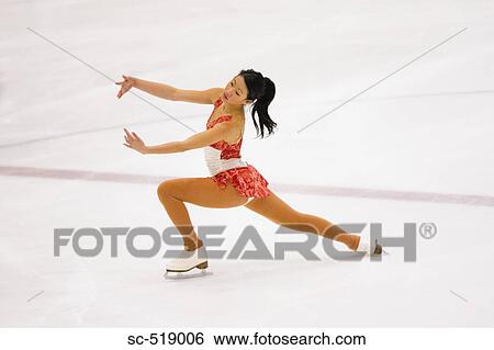 Dramatic Figure Skater View Large Photo Image Stock Photograph - Dramatic Figure Skater. Fotosearch