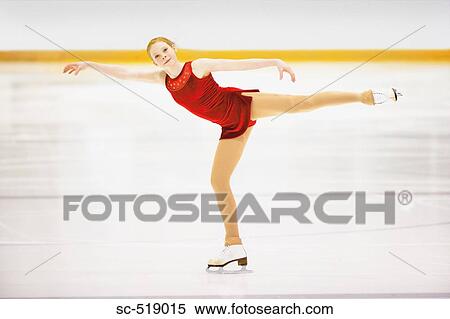 Dramatic Figure Skater View Large Photo Image Stock Photography - Dramatic Figure Skater. Fotosearch